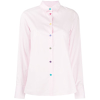 PS Paul Smith Camisa de alfaiataria com amarração nos punhos - Rosa