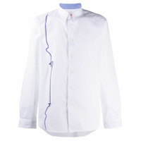 PS Paul Smith Camisa mangas longas com estampa gráfica - Branco