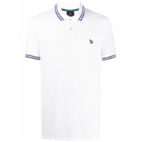 PS Paul Smith Camisa polo com listras contrastantes - Branco