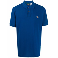 PS Paul Smith Camisa polo com logo bordado - Azul