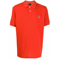 PS Paul Smith Camisa polo com logo bordado - Laranja