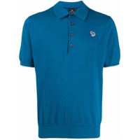 PS Paul Smith Camisa polo com patch de logo - Azul