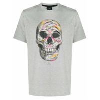 PS Paul Smith Camiseta com estampa de caveira - Cinza
