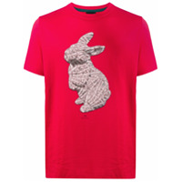PS Paul Smith Camiseta com estampa de coelho - Vermelho
