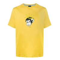 PS Paul Smith Camiseta com estampa de macaco - Amarelo