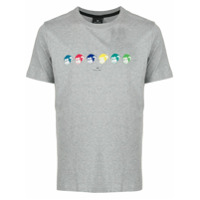 PS Paul Smith Camiseta com estampa de macaco - Cinza