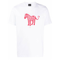 PS Paul Smith Camiseta com estampa de zebra - Branco