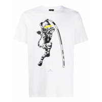 PS Paul Smith Camiseta com estampa de zebra - Branco