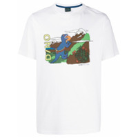 PS Paul Smith Camiseta com estampa gráfica de dinossauro - Branco