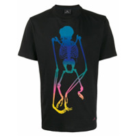 PS Paul Smith Camiseta com estampa gráfica de esqueleto - Preto