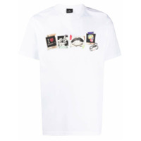 PS Paul Smith Camiseta de algodão orgânico com estampa - Branco