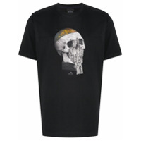 PS Paul Smith Camiseta decote arredondado com estampa de caveira - Preto