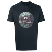 PS Paul Smith Camiseta decote careca com estampa gráfica - Azul