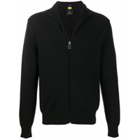 PS Paul Smith Cardigan com zíper frontal - Preto