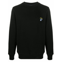 PS Paul Smith Moletom de algodão orgânico Angel Monkey - Preto