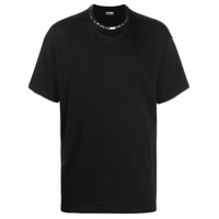 Raf Simons Camiseta gola redonda com logo bordado - Preto