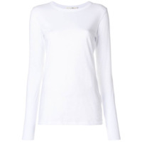 Rag & Bone /Jean Camiseta slim fit mangas longas - Branco