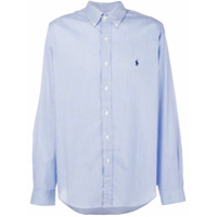 Ralph Lauren Camisa com logo em contraste - Azul