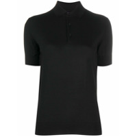 Ralph Lauren Camisa polo mangas curtas de tricô - Preto