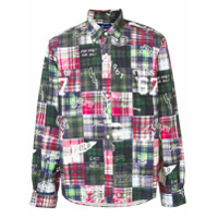 Ralph Lauren Camisa xadrez com patchwork - Verde