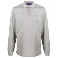 Ralph Lauren embroidered logo cotton polo shirt - Cinza