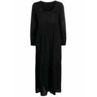 Raquel Allegra Vestido de algodão Empress - Preto