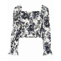 Reformation Amarena floral-print top - Branco
