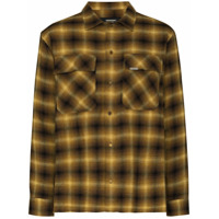 Represent Camisa xadrez de flanela - Amarelo