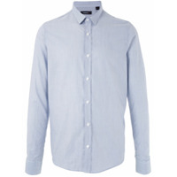 RESERVA Camisa listrada em algodão pima - Azul