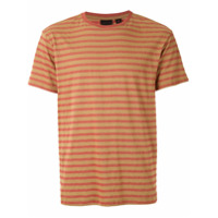 RESERVA T-shirt listrada com textura - Amarelo