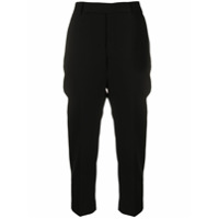 Rick Owens Calça de alfaiataria cropped - Preto