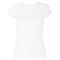 Rick Owens Camiseta gola redonda com mangas curtas - Branco