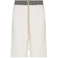 Rick Owens DRKSHDW Bermuda Pods com ajuste no cós - Cinza