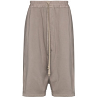 Rick Owens DRKSHDW Bermuda saruel de algodão - Cinza