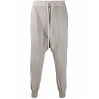 Rick Owens DRKSHDW Calça esportiva com lapelas nos bolsos posteriores - Neutro