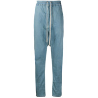 Rick Owens DRKSHDW Calça jeans saruel - Azul