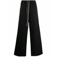 Rick Owens DRKSHDW Calça pantalona com ajuste no cós - Preto