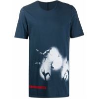 Rick Owens DRKSHDW Camiseta Level com estampa tie-dye - Azul