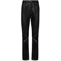 Rick Owens DRKSHDW Detroit faux leather trousers - Preto