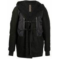 Rick Owens DRKSHDW Jaqueta com capuz - Preto