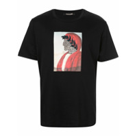 Roberto Cavalli Camiseta estampada 'Surreal' - Preto