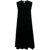 Rochas sleeveless velvet-effect dress - Preto