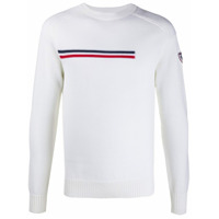 Rossignol Suéter Odysseus de lã virgem com listras - Branco