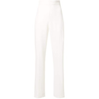 Saiid Kobeisy Calça slim cintura alta - Branco