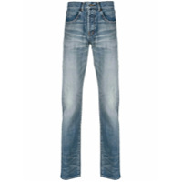 Saint Laurent Calça jeans corte reto - Azul