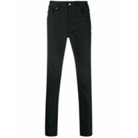 Saint Laurent Calça jeans skinny com cintura média - Preto