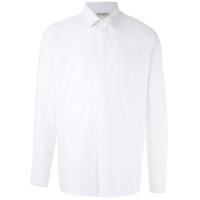 Saint Laurent Camisa Classique texturizada - Branco
