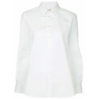 Saint Laurent Camisa com colarinho pontiagudo - Branco