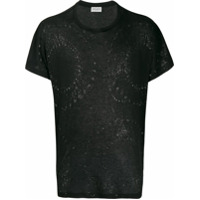 Saint Laurent Camisa com estampa de constelação - Preto