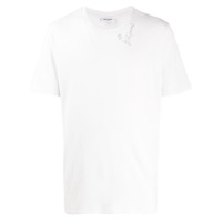 Saint Laurent Camiseta com estampa Guitar - Branco